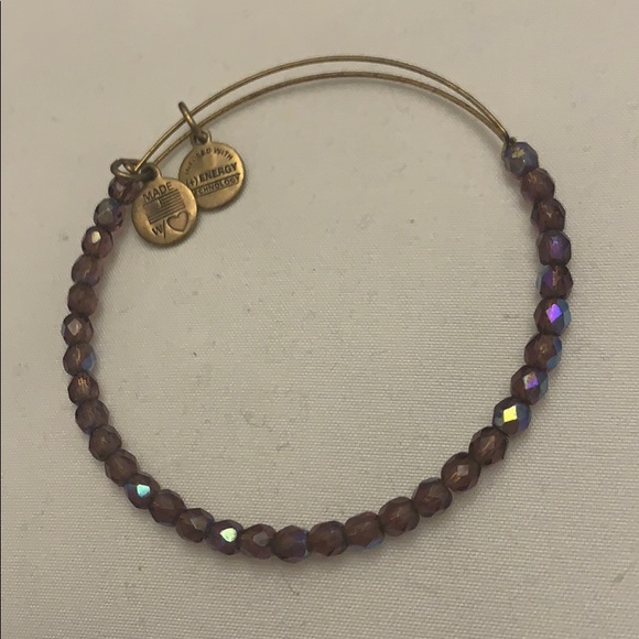 Purple bead Alex and ani bracelet - Picture 1 of 2